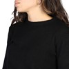  100% Cashmere Women Clothing C-Neck-W Black
